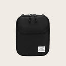Nylon Men Messenger Bag Casual Business Shoulder Crossbody Handbag (Black)