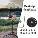 Swante Desk Connector Universal Tripod Adapter Wood Fixed Base for 1/4 3/8 Stand