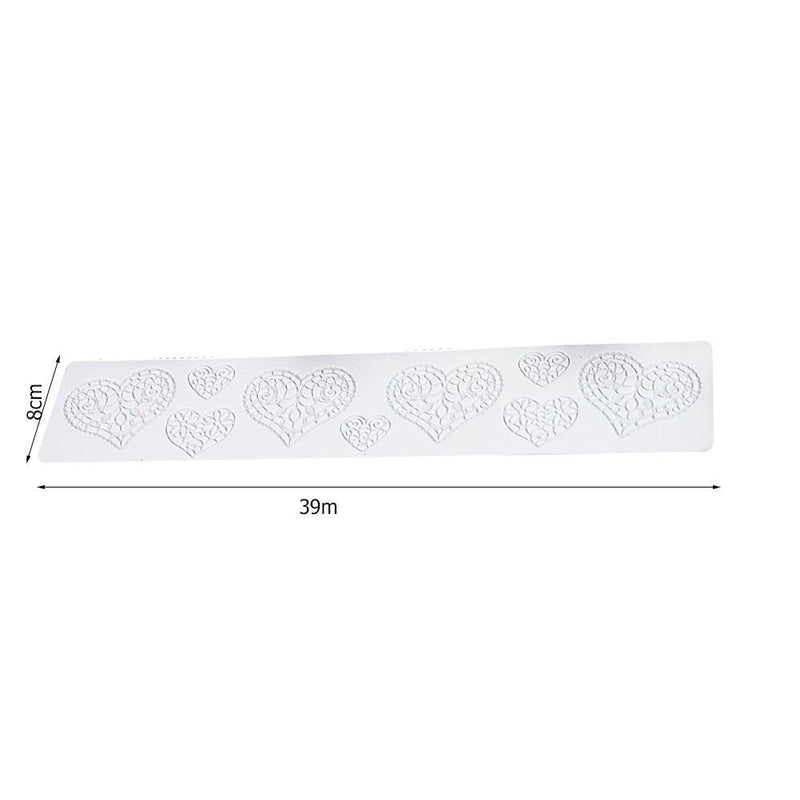 Lace Silicone Sugarcraft Mold Fondant Mat Pastry Cake Decorating Tools (A)