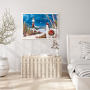 5D Kit Rhinestone Pictures DIY Snow Christmas Full Round Drill Diamond Painti
