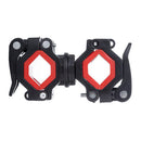 360 Degree Cycling Clip Clamp Rotation Bike Flashlight Front Rear Light Holder