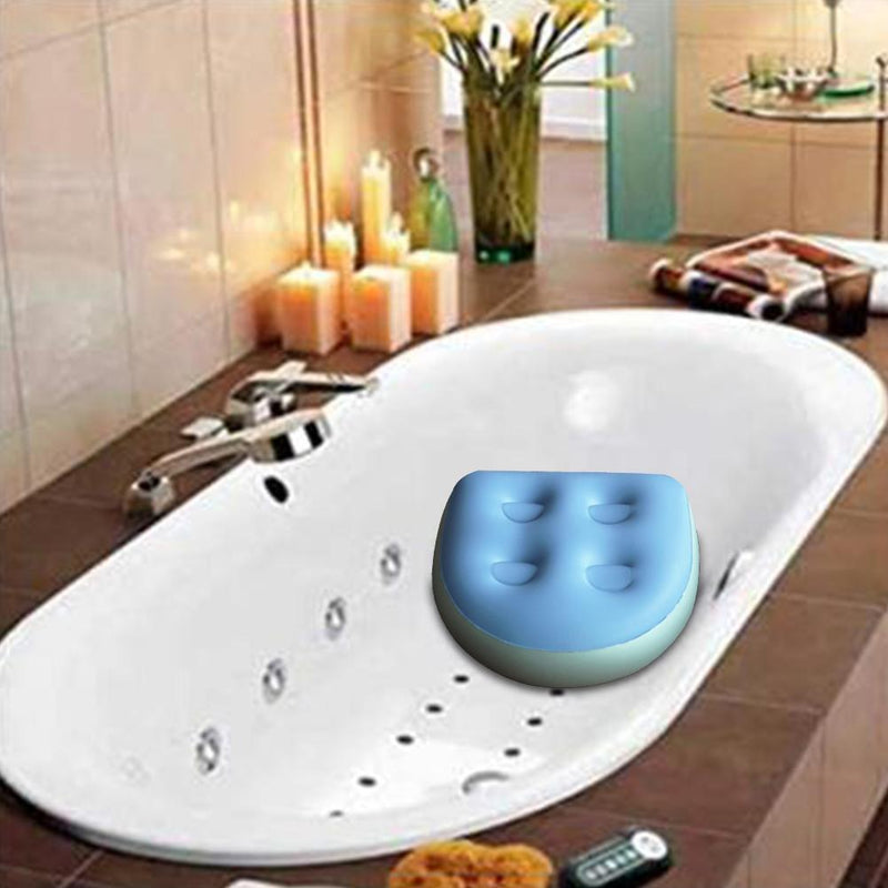 2pcsInflatable Cushion Tub Anti-Hemorrhoids Inflatable Seat Bath Pad (Blue)