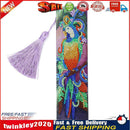 Rhinestone Diamond Painting Leather Bookmarks Leather Craft (Parrot-AA395) Newly