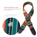 Leather Guitar Strap Adjustable Belt Musical Instrument Part (Ethnic Style)