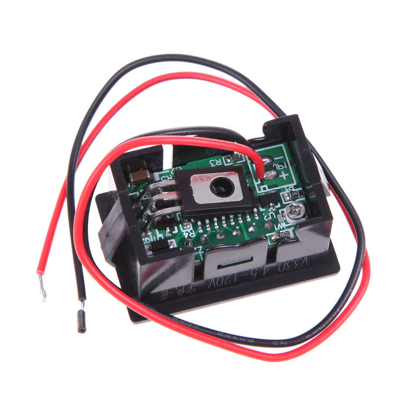 0.36" DC4.5-120V LED Voltmeter Digital Volt Meter Automobile Motorcycle Red