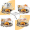 Portable Stainless Steel Barbecue Grill Foldable Outdoor Picnic BBQ Tool Newly