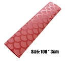Heat Shrink Wraps Tubing Fishing Rod Badminton Racket Grip Sleeve (Red) Newly