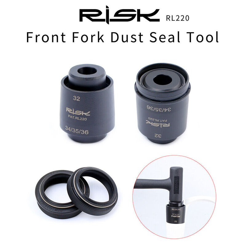 RISK MTB Bicycle Front Fork Dust Seal Tool Cycling Oil Seal Installation Tools