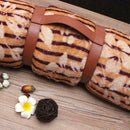 Carrying Strap For Picnic Blanket/Travel Rug/Yoga Leather Carry K7N6 Strap P5W9
