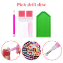 5D DIY Rhinestone Drawing Roller Pen Clay Tray Small Bags Plate Painting Tools