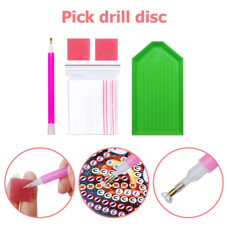 5D DIY Rhinestone Drawing Roller Pen Clay Tray Small Bags Plate Painting Tools