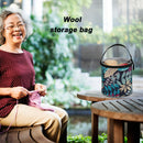 Zipper Bucket Bag DIY Needlework Sewing Kit Storage Tote Bag for Women Mom
