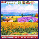 Idyllic Scenery Diamond Painting Round Drill Rhinestone Picture Craft for G