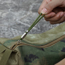 Anti Lost Keychain Lanyard Key Rings Parachute Cord Carabiner (Army Green) Newly