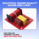 5PCS WEAH234 80W 2Way HiFi Audio Treble Bass Home Speaker Frequency Divider