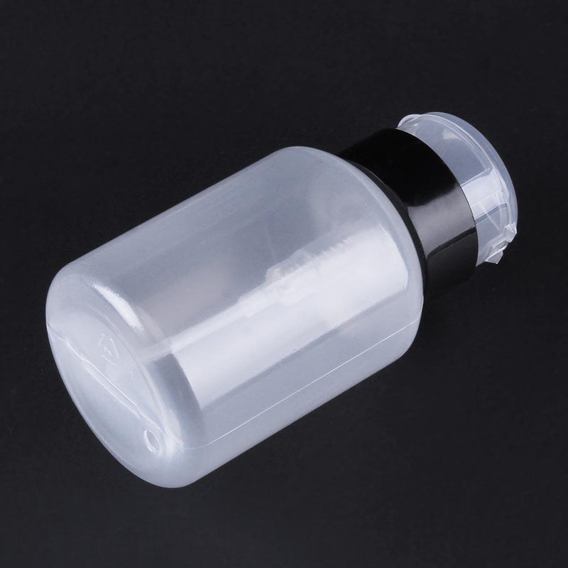 220ml High-Capacity Empty Pump Refillable Nail Polish Remover Bottles Tools