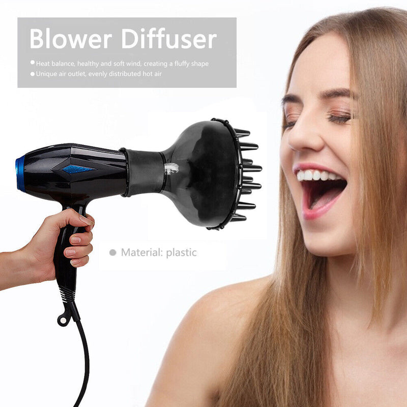 Durable Blower Diffuser Novel Streamlined Appearance for Salon Blow Out Curls