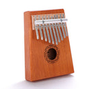 10 Key Kalimba DIY Keys+Wood Bridge Kit Thumb Piano Musical Instrument (A) Newly