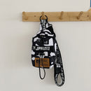 Fashion Women Animal Pattern Print Shoulder Chest Bag Small Handbags (Cow)
