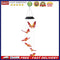 Solar Mobile LED Lamp Waterproof Colorful Butterfly Wind Chime for Outdoor Decor