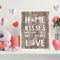 Letters Drawing Frameless DIY Oil Paint by Numbers Canvas Home Decoration