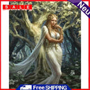 Elf Girl Frameless Picture Oil Paint By Numbers Hand Painted Picture for Home