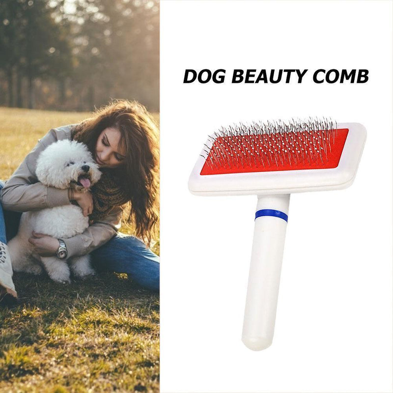 Stainless Steel Needle Comb for Dog Hair Remover Brush Pets Beauty Grooming Tool