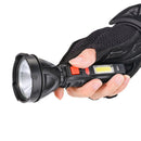 COB LED Powerful Working Torch Lamp Outdoor Fishing Camping Flashlight