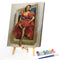 Paint By Numbers for Beginner Girl in Picture DIY Painting Kit on Canvas