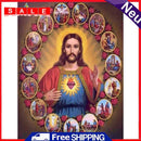 30 x 40cm 5D Full Drill Diamond Painting DIY Jesus Rhinestone Picture Poster Kit