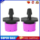100pcs Adjustable Water Dropper Irrigation Hose Drip Head (Rose Red)