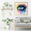Full Embroidery Eco-Cotton Thread 11CT Counted DIY Color Eye Cross Stitch K