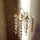 Crystal Windchimes Ornament Lighting Ball Home Hanging Pendant Decor (A) Newly