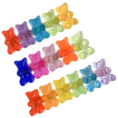 Hair Accessories Barrette Jelly Bear Hairpin Colorful Hair Clip Candy Color