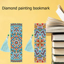 2pcs 5D DIY Special Shaped Rhinestone Bookmarks Embroidery Mandala Page Marker