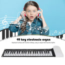 49 Keys Digital Keyboard Piano Portable Silicone Electronic Roll Up Piano Newly