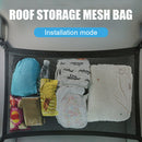 Car Ceiling Storage Net Pocket 8kg Capacity Auto Interior Organizer Bag Newly