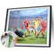Football Sport Canvas Painted Oil Paint By Numbers Wall Art Modern Bedroom Decor