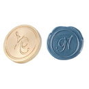 Wax Seal Stamp Brass Heads, Roman Alphabet Sealing Wax for Wine Packages, 3