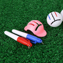 Golf Ball Line Liner Marker Pen Alignment Marks Tool Training Aids (Pink) Newly