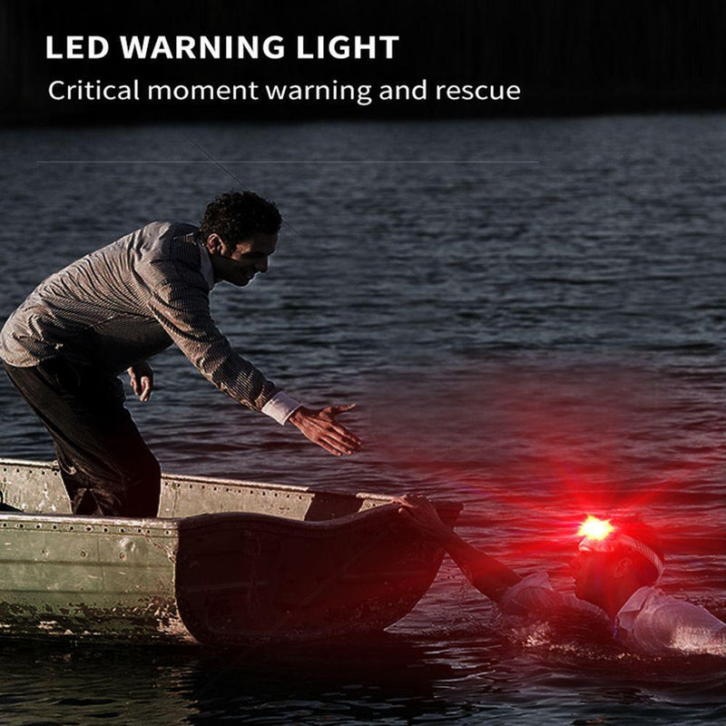 Work Lamp Night Riding Strong Light White Light XPG+LED Headlight Red Head Lamp