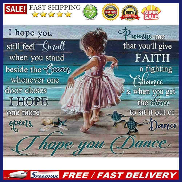 Dancing Girl Oil Paint By Numbers Kits Canvas DIY Coloring Drawing for Adults