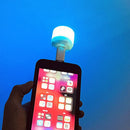 Mini Portable USB Plug Lamp Computer Power Bank Socket Night Light (White)