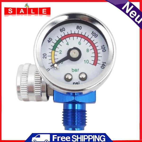Spray Gun Adjust Air Pressure Regulator Gauge Car Car Repair Painting Tools