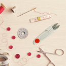 22pcs/set Sewing Tools with Bobbins Spools Ruler Scissors Pins Needle Threader