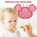 #A Cartoon Children Baby Dishes Safe Sucker Dining Plate Non-slip for Family Sch