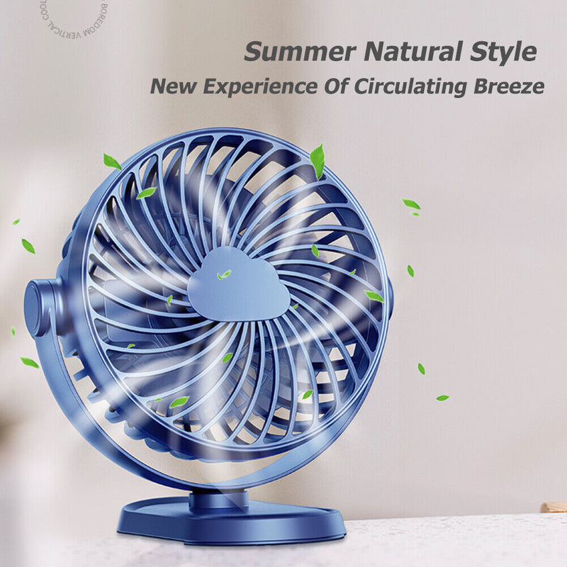 #A Mini Air Cooler Home Appliance USB Desktop Fan Rechargeable Mute for Home Off