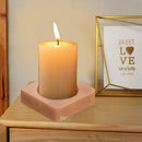 Handmade Candlestick Mold Candle Holder Hexagon/Square/Oval Shape Silicone Mold