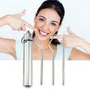 Stainless Steel Toothpick Set w/Portable Toothpick Holder Storage Box (01) Newly