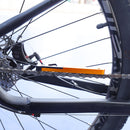 Lebycle MTB Road Bike Chain Wear Indicator Tools Chains Gauge (Orange)